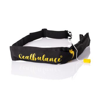 Sealbulance felfújható úszóöv és biztonsági eszköz derékpánttal, sárga kioldózsinórral vízi sportokhoz